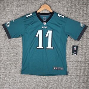 Nike Philadelphia Eagles Carson Wentz #11 Youth Jersey Green Size L 14/16 NFL